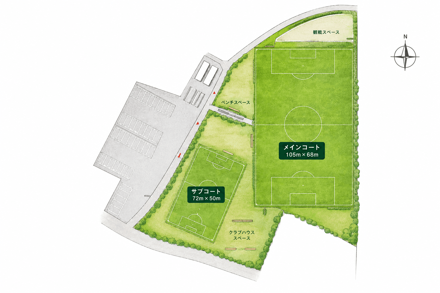 YS-BASE 施設配置図